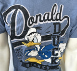 Disney Men's Donald Duck Blue Short Sleeve Shirt Size Medium