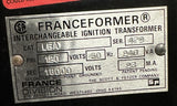 Franceformer LEA 10,000V Ignition Transformer for Dunham-Bush Burner 120V