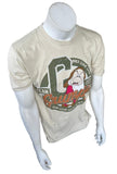 Disney Men's Team Grumpy Beige Short Sleeve Shirt Size Medium