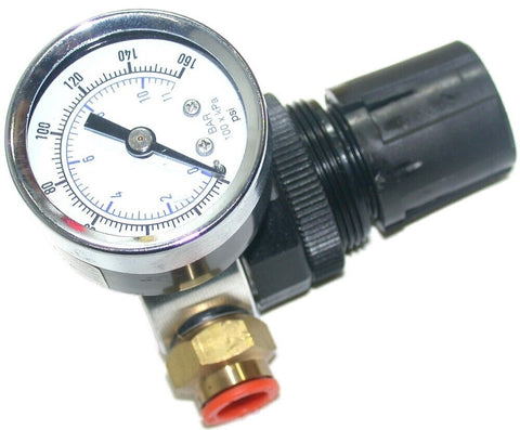 Parker Watts R374-02CG 1/4" NPT 0 - 125 PSI Air Regulator w/ Pressure Gage