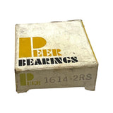 Peer Bearings 1614-2RS Single Row Ball Bearing 0.3750 in X 1.1250 in X 0.3750 in