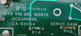 ETI Systems Model 5500 Servo Gain Controller Circuit Board Card