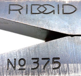 Rigid No. 375 Heavy Duty Flaring Tool Kit Hardened Steel Flaring Cone