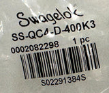 Swagelok SS-QC4-D-400K3 Stainless Steel Quick Connect Stem w/ Valve 1/4" Business & Industrial:Hydraulics, Pneumatics, Pumps & Plumbing:Fittings & Adapters:Pipe & Hose Fittings:Quick Couplers Swagelok   