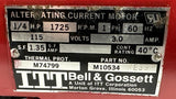 Bell & Gossett M10534 AC Motor 1/4 HP 1725 RPM 115V Single Phase