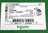 Schneider Electric LC1D25BD Contactor 24 VDC