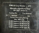 Cutler-Hammer 360500A Circuit Breaker 500A 600VAC 3-Pole Type LS