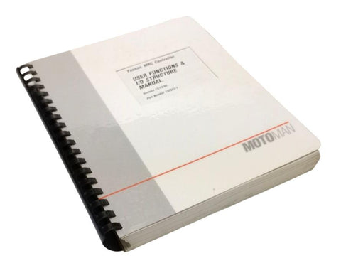 Motoman Yasnac MRC Controller User Functions & I/O Structure Manual ...