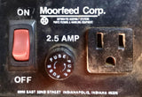 Moorfeed Corp Variable Transformer 0-140VAC Output 115V @ 2.5A Input