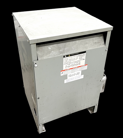 Square D 37S3H 37.5 KVA Transformer Dry Type 240 X 480V to 120/240V 1 Phase