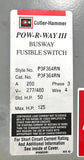 Cutler-Hammer P3F364RN Pow-R-Way III Fusible Bus Plug 200A 600V 3 Phase 4 Wire