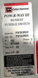 Cutler-Hammer P3F363RGN Fusible Bus Plug 100A 277/480V 3 Phase 4 Wire