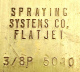 Spraying Systems Co. 3/8P 5040 Flatjet Brass Spraying Nozzle