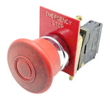 Telemecanique ZBE-102 Emergency Stop Red Push Button Switch 10A 600V