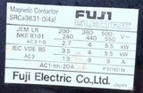 Fuji Electric SRCa3631-O Magnetic Contactor 20A 100/110V Coil