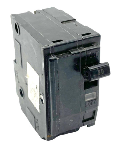 Square D QO230 2 Pole Circuit Breaker 30A 120/240VAC 1 Phase Plug-In M ...