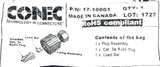 Conec 17-10001 Modular Plug Connector 8P8C CAT 5E RJ45 Ethernet Shielded 1.2A