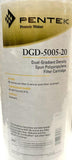 Pentair Pentek DGD-5005-20 Dual-Gradient Density Polypropylene Filter Cartridge