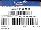 Johnson Controls VA-7152-1001 Electric Valve Actuator 90LB Force 24VAC 50/60HZ