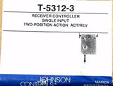 Johnson Controls T-5312-3 Receiver Controller Single Input Two Position