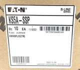 Eaton KS5A-SSP Kwiksplice Aluminum B-Line Cable Tray Splice Plate - Box of (10)