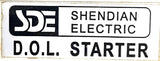 Shendian Electric D.O.L. Single Phase Motor Starter 220-240V