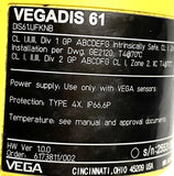 Vega DIS61.UFKNB VEGADIS 61 Digital Readout Level Sensor Remote Display