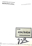 Tektronix Type 454/R454 Oscilloscope Instruction Manual