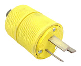 Pass & Seymour Twist-Lock Male Electrical Plug 3-Pole-* 50A 125-250V Yellow