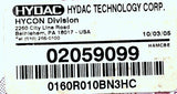 HYDAC 0160R010BN3HC Hydraulic Filter 435PSID EA/E 10 Micron