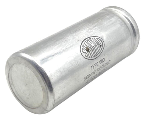 Sangamo 500402U050EC2B DCM Capacitor 4000MFD 50VDC Aluminum Type 500