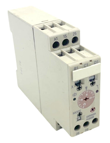 Omron H3DR-A Analog Solid State Timer Module 0.1SEC - 120HRS 24VDC 50/60HZ