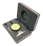 Starrett No. 644-441 Dial Depth Gage .001" Graduation 1.000" Range W/ Case