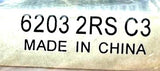 (Lot of 3)  ORS 6203 2RS C3 Ball Bearings ReliaMark Series