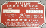 Partlow LFV-17 Thermostat 2/4A 125/250V Explosion Group Control