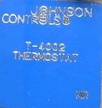 Johnson Controls T-4002 Pneumatic Thermostat 55-85° F Single Temp/Dial