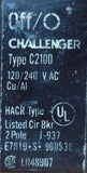 Challenger C2100 2-Pole Circuit Breaker 100A 240VAC 1 Phase Plug-In Mount