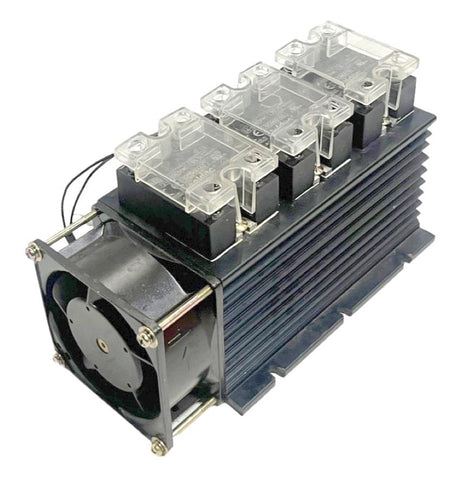 Celduc SC968160 Solid State Relay Module 24-600VAC 95A Heatsink 3 Bay