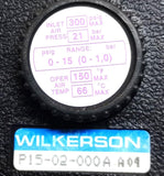 Wilkerson P15-02-000A Pneumatic Regulator W/ Pressure Gauge 300PSI 150°F Max