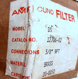 AMF Cuno 12706-02 Brass Filter Assembly Model DS 3/8" NPT Connection