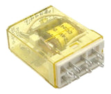 (Lot of 3) Idec RY2S-U Relay 24VDC Yellow Plastic Enclosure