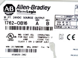 Allen-Bradley 1762-OB16 Ser. A Rev. B MicroLogix Output Module 16 PT 24VDC