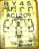 (Lot of 3) Idec RY4S-UL Relay 30VDC 120VAC 5A