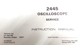 Tektronix 2245 Oscilloscope Service Instruction Manual 070-3829-00