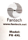 Fantech FG 4XL Centrifugal Inline Duct Fan 4" Duct 170CFM 120V 60HZ 0.58A 140°F