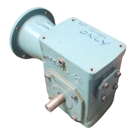 Hytrol 4A RH Right Angle Gear Speed Reducer 30:1 Ratio