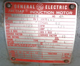 General Electric 5K215AG9710 Tri-Clad Induction Motor 0.5-1HP 3PH 440V 1720RPM