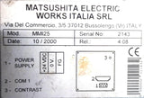 Matsushita Electric MMI25 Operator Interface Panel 24VDC