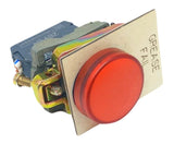 Telemecanique ZBV-B4 Grease Fail Red Push Button Switch 24VAC 18mA