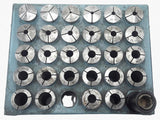 26+ Hardinge 5C Round Collet Set 1/16" to 31/32" & Bilz WFLK-1 Floater In Rack